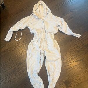 FP Movement by Free People Light Gray Jumpsuit